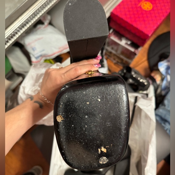 Versace Embellished Ankle Loop Pumps - Picture 4 of 5